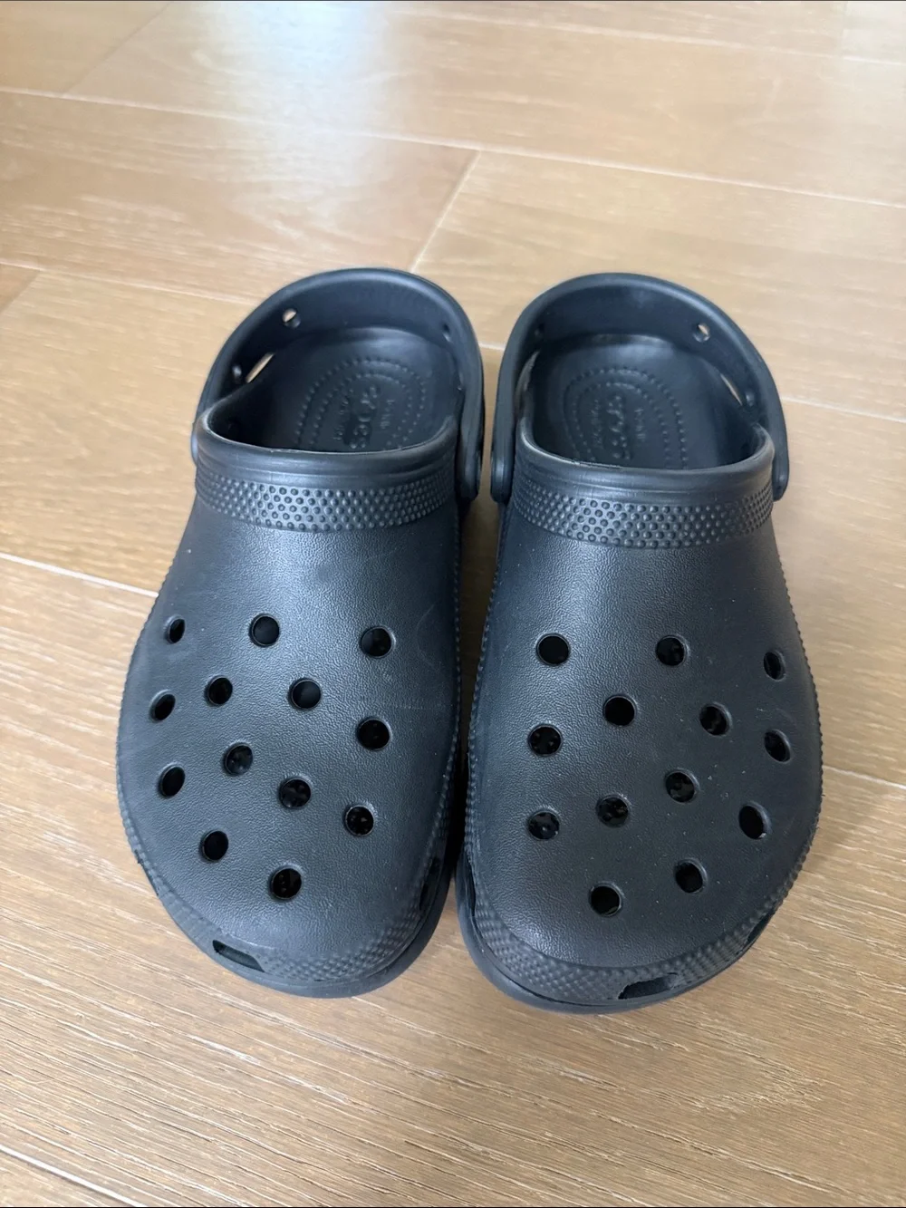 CROCS Black Classic Platform Clogs | 6